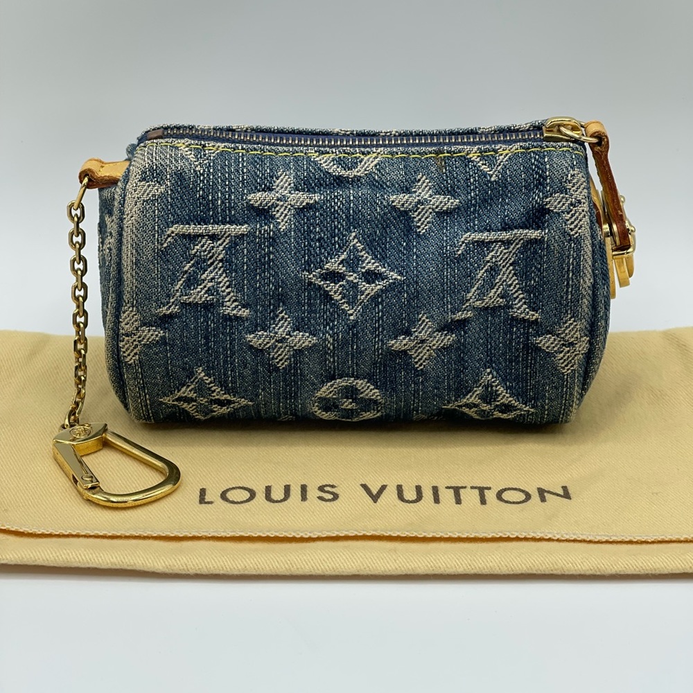 Louis Vuitton Denim Trousse Truth Speedy Pm Mini Pochette Pouch Limited Edition - Picture 16 of 16